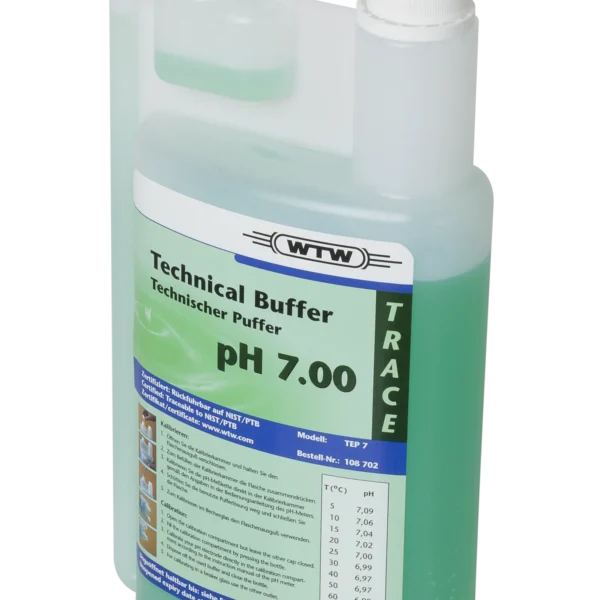 TEP 7 WTW | Solución tampón (buffer) técnica de pH 7,00, botella de 1 L