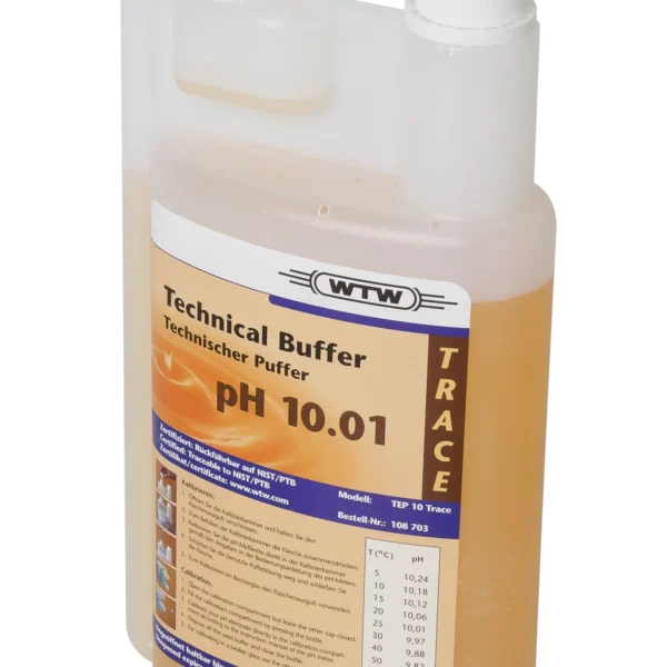 TEP 10 Trace WTW | Solución tampón (buffer) técnica de pH 10,01, botella de 1 L