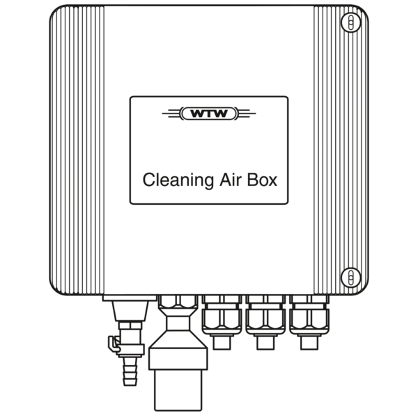 Cleaning Air Box 230 VAC WTW | Sistema de limpieza por aire comprimido (esquema)